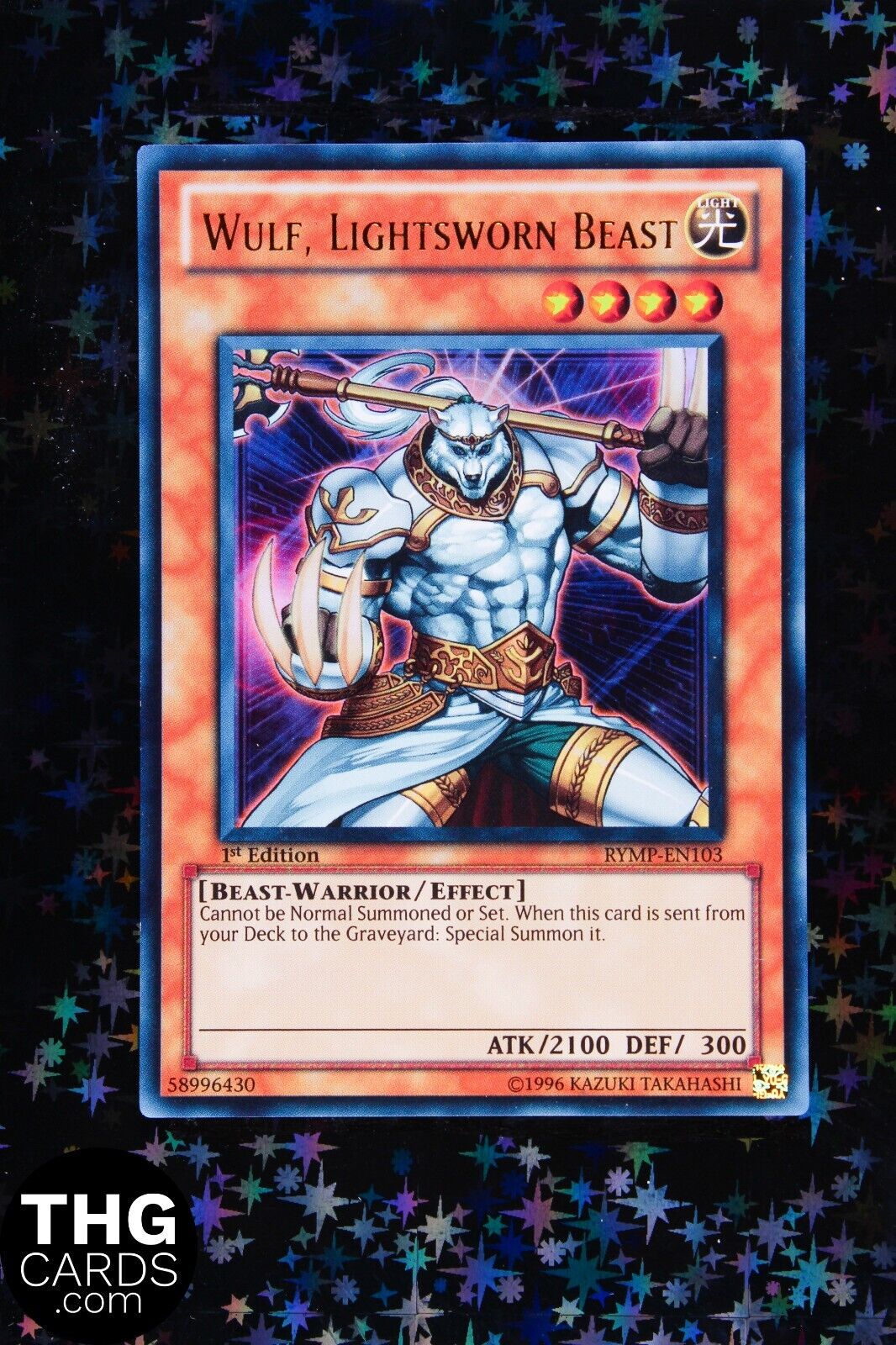 Wulf, Lightsworn Beast RYMP-EN103 1st Edition Ultra Rare Yugioh Card