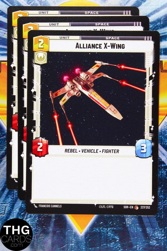 Alliance X-Wing 237/252 Common Star Wars Unlimited Card Playset