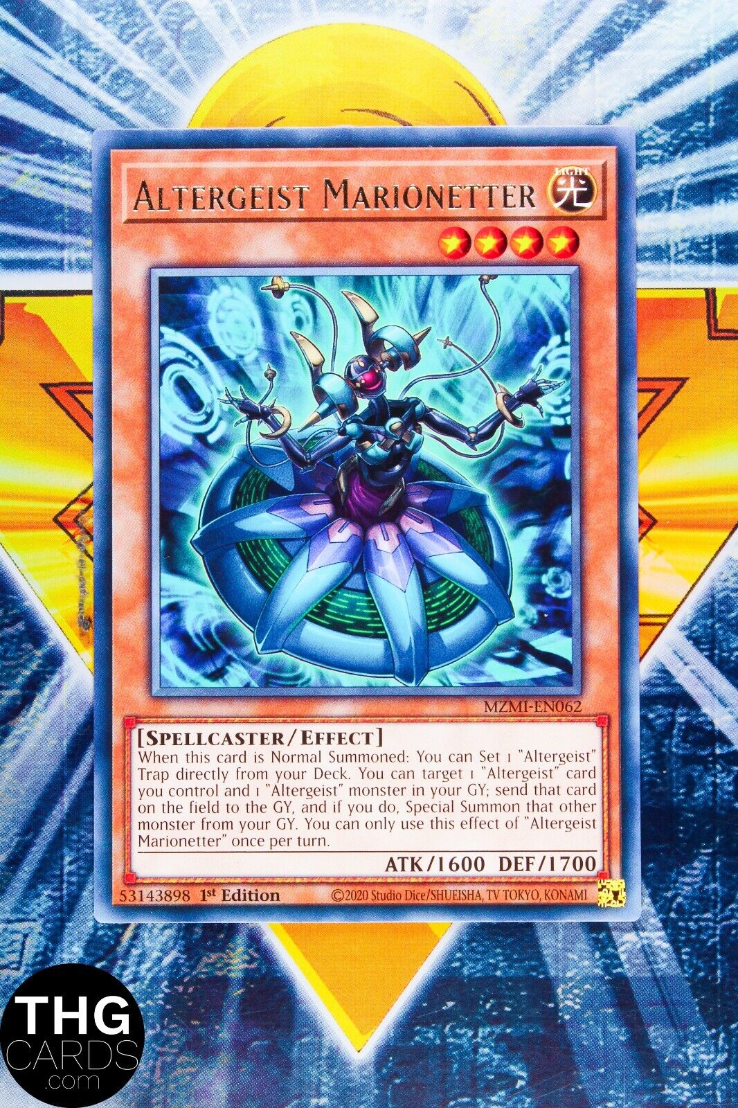 Altergeist Marionetter MZMI-EN062 1st Edition Rare Yugioh Card Playset