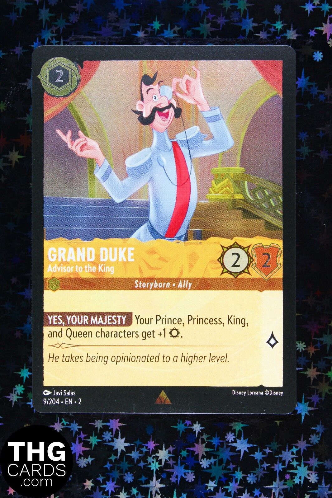 Grand Duke, Advisor to the King 9/204 Foil Rare Lorcana Card EN2