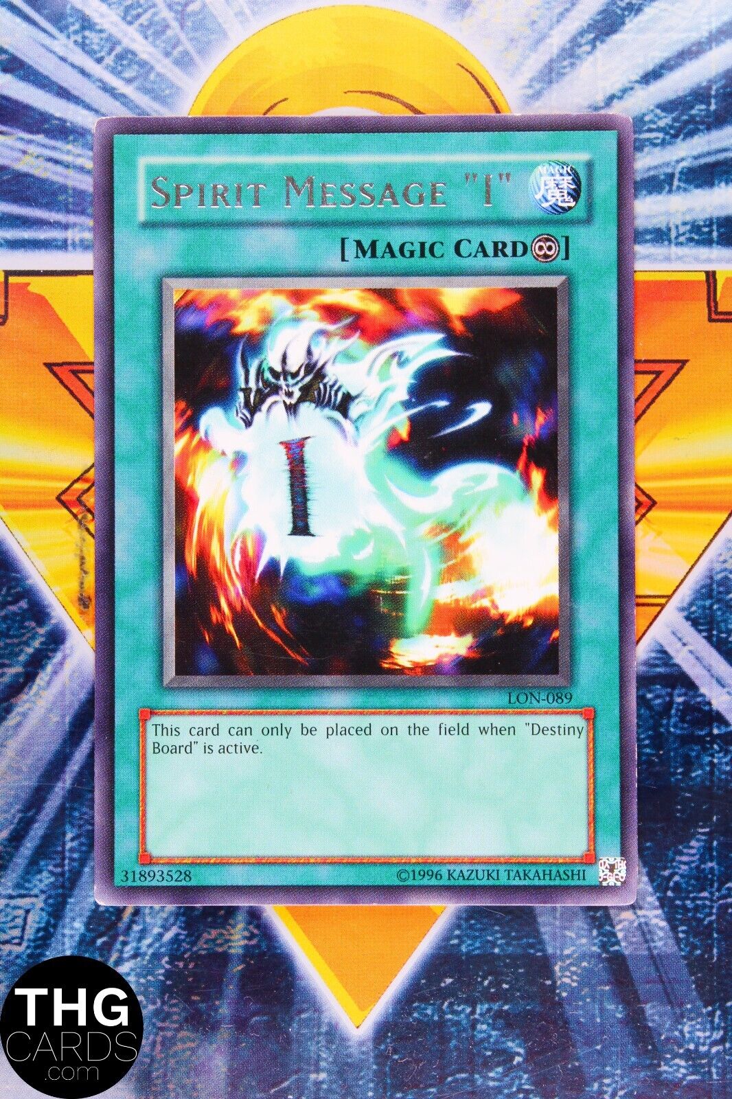 Spirit Message "I" LON-089 Rare Yugioh Card MAGIC CARD