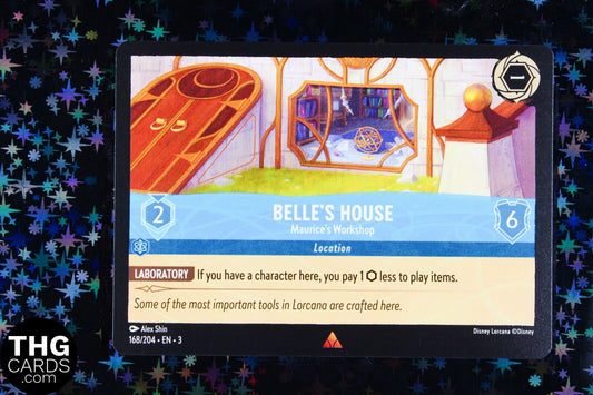 Belle's House, Maurice's Workshop 168/204 Rare Lorcana Card EN3