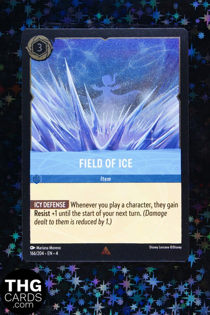 Field of Ice 166/204 Foil Rare Lorcana Card EN4