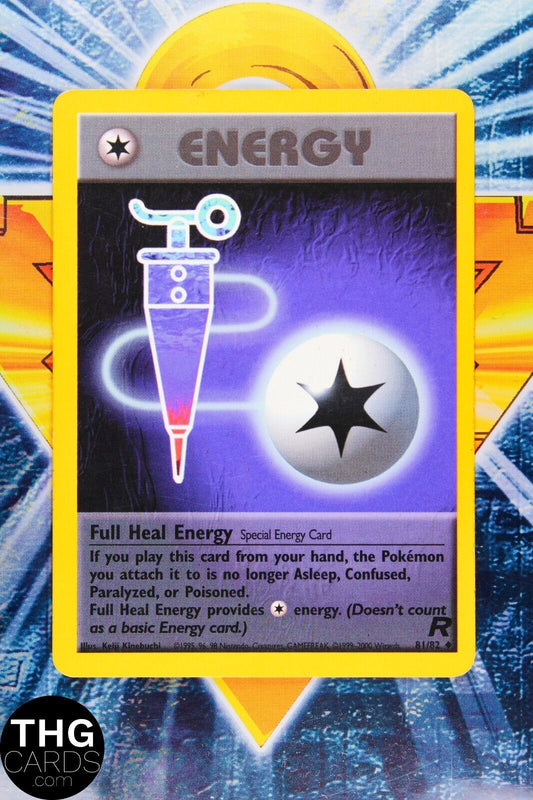 Full Heal Energy 81/82 Uncommon Team Rocket Pokemon Card