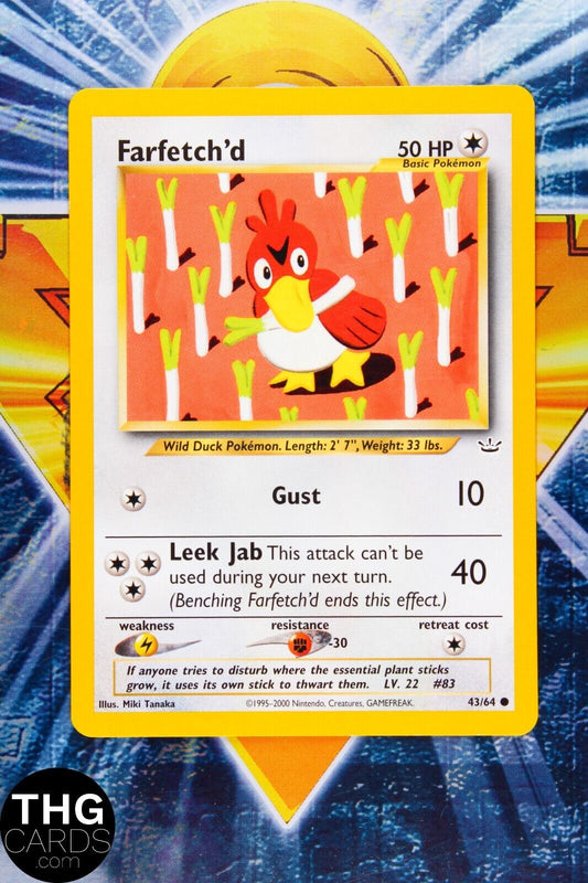 Farfetch'd 43/64 Common Neo Revelation Pokemon Card