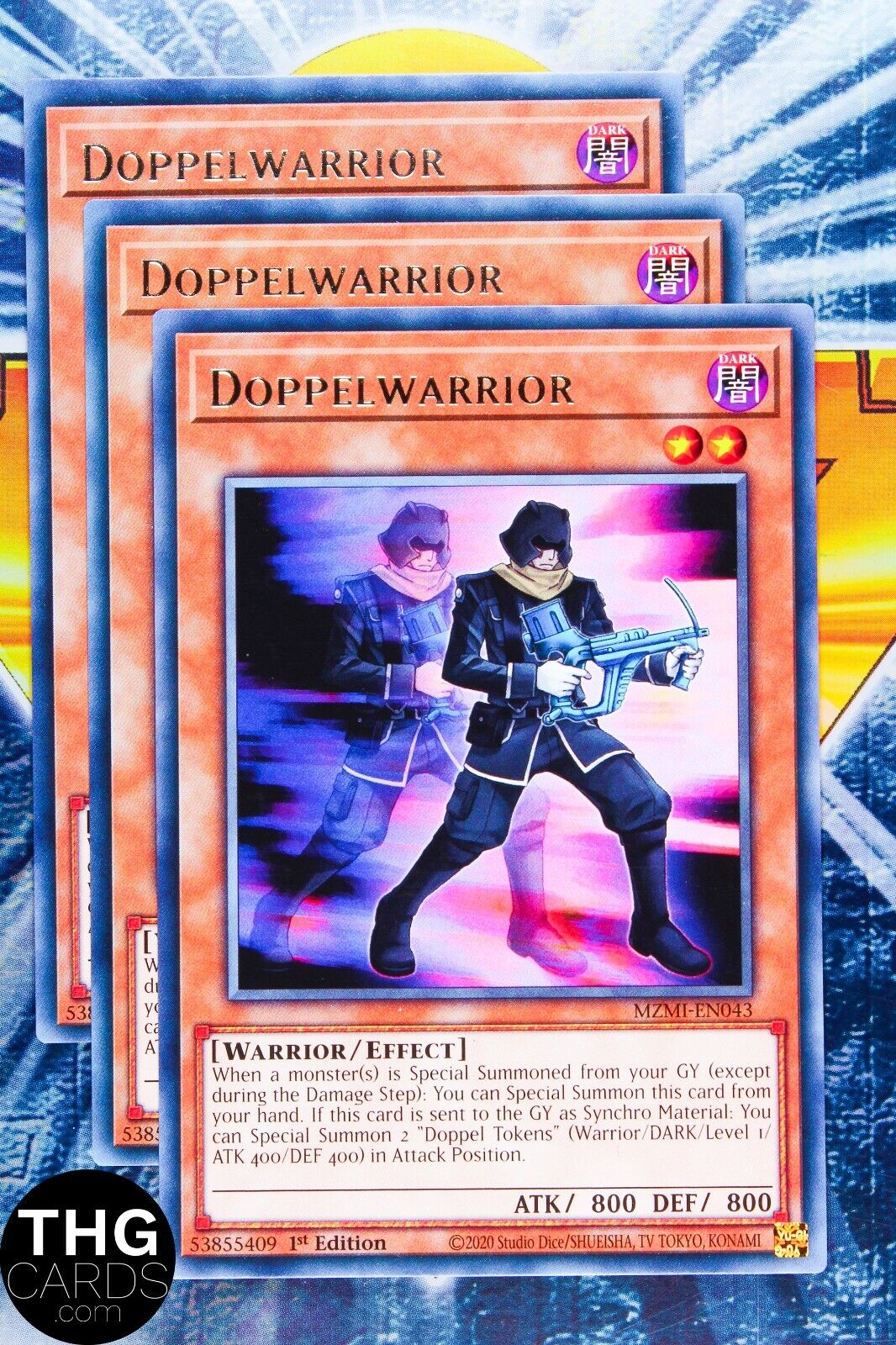 Doppelwarrior MZMI-EN043 1st Edition Rare Yugioh Card Playset