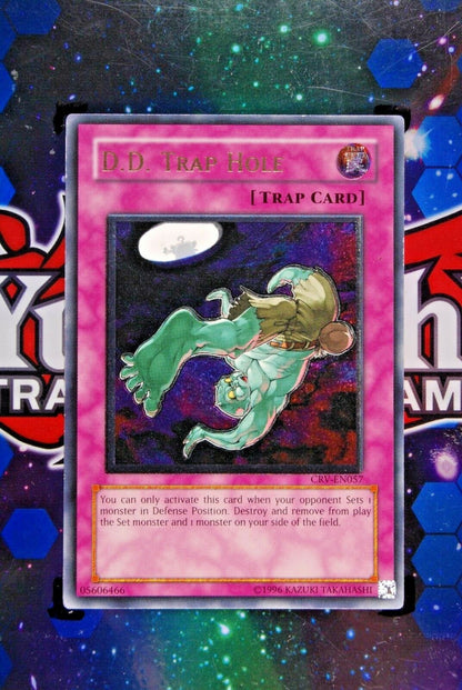 D.D. Trap Hole CRV-EN057 Ultimate Rare Yugioh Card