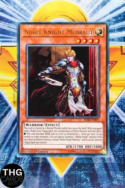 Noble Knight Medraut BLRR-EN071 1st Edition Ultra Rare Yugioh Card