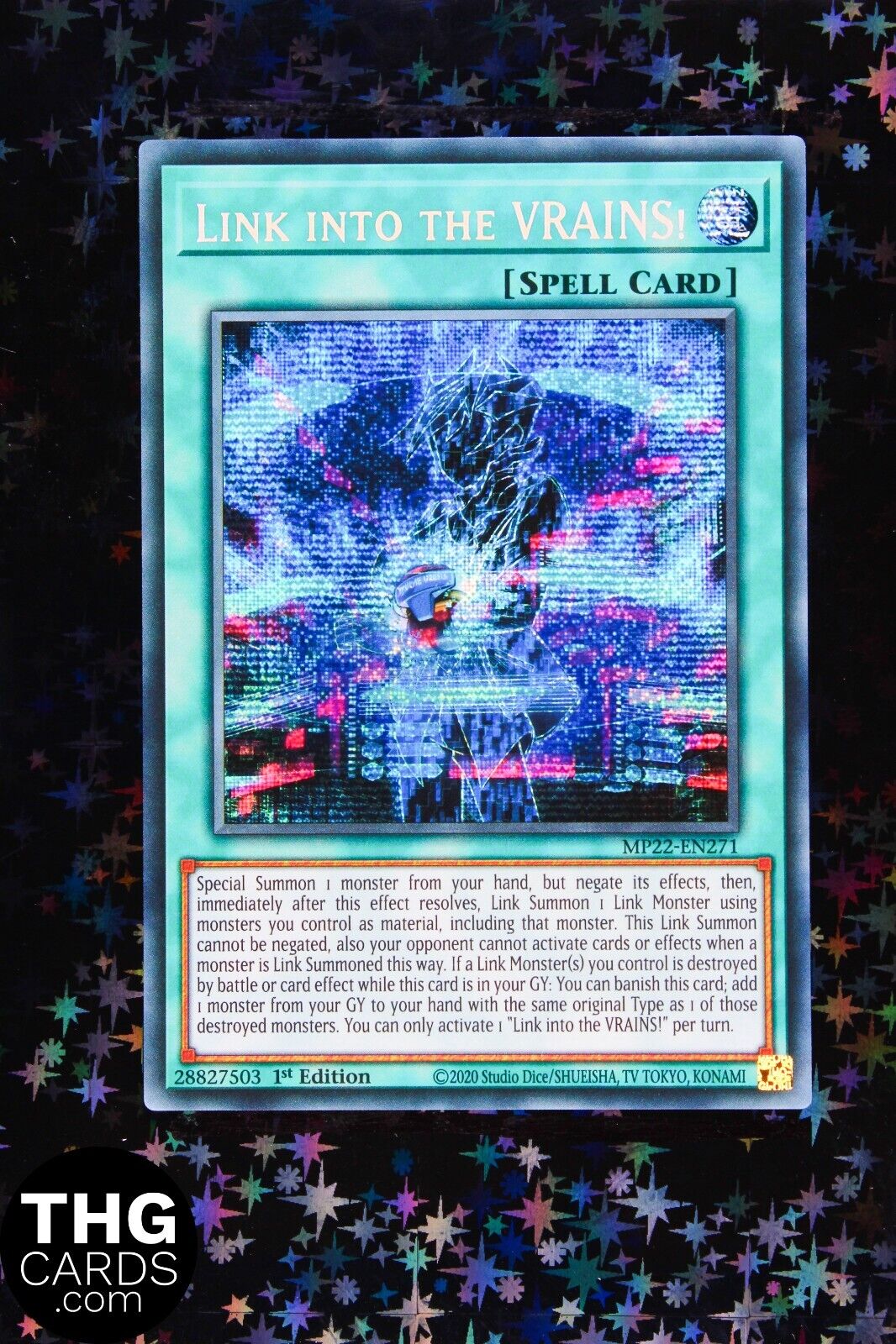 Link into the VRAINS! MP22-EN271 1st Edition Secret Rare Yugioh Card