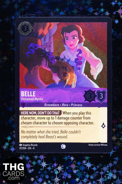 Belle, Untrained Mystic 37/204 Common Lorcana Card EN 4