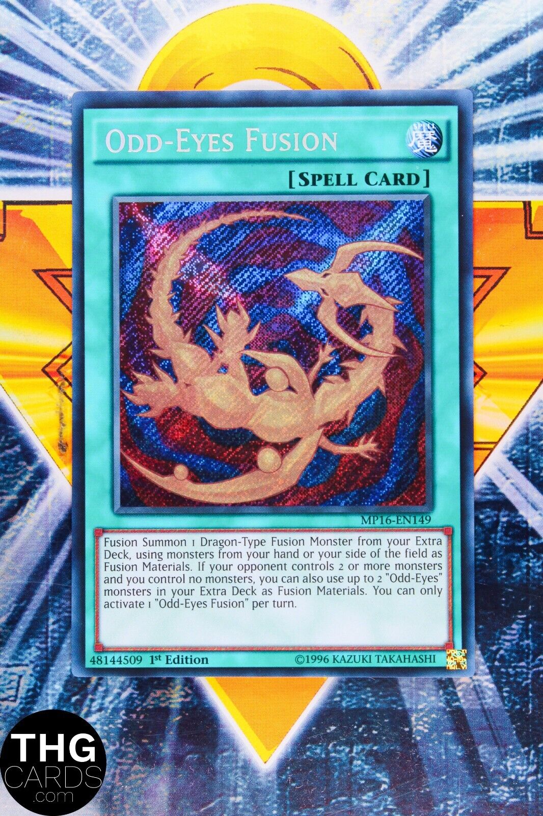 Odd-Eyes Fusion MP16-EN149 1st Edition Secret Rare Yugioh Card