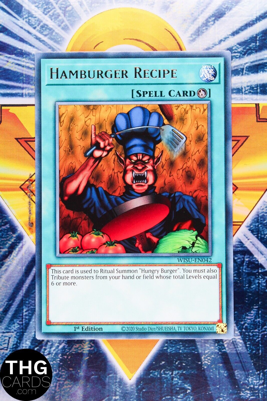 Hamburger Recipe WISU-EN042 1st Edition Rare Yugioh Card Playset