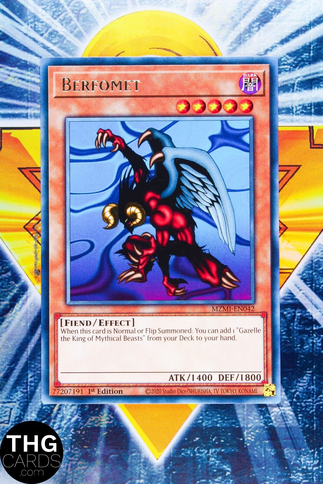 Berfomet MZMI-EN042 1st Edition Rare Yugioh Card Playset