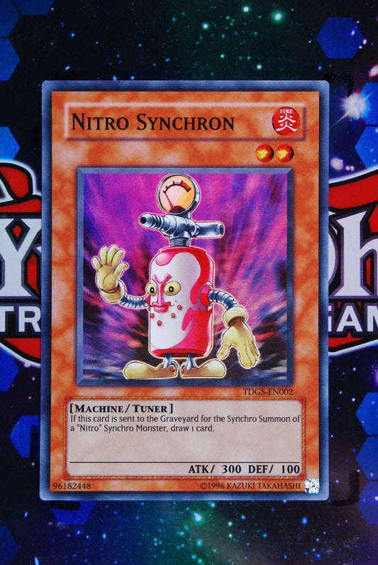 Nitro Sychron TDGS-EN002 Super Rare Yugioh Card