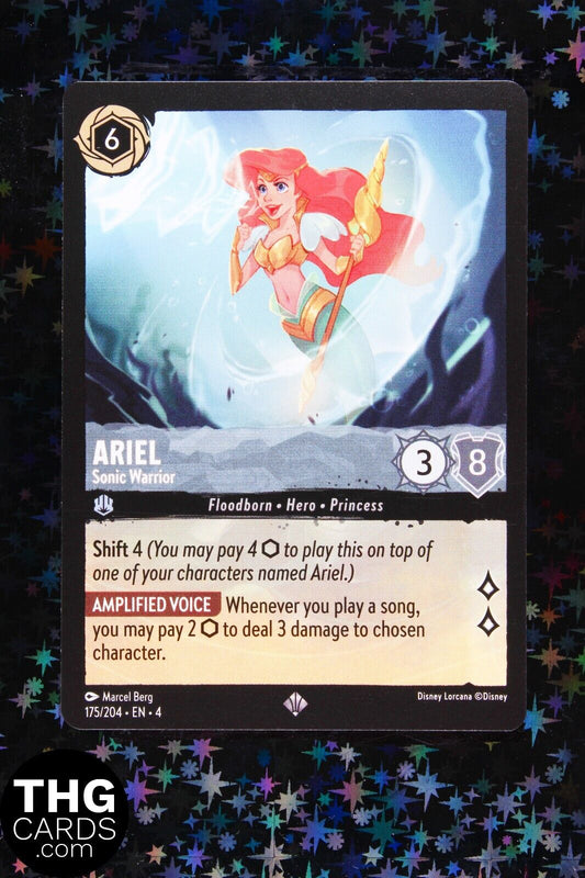 Ariel, Sonic Warrior 175/204 Super Rare Lorcana Card EN4