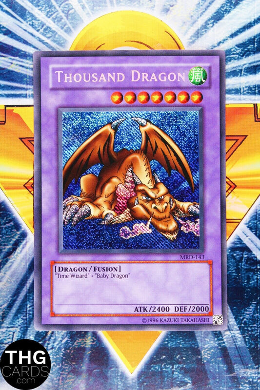 Thousand Dragon MRD-143 Reverse Secret Rare Yugioh Card MISPRINT 2