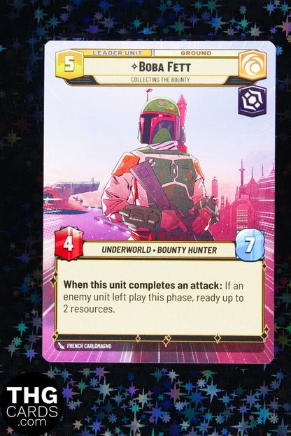 Boba Fett 281 Common Hyperspace Star Wars Unlimited Card