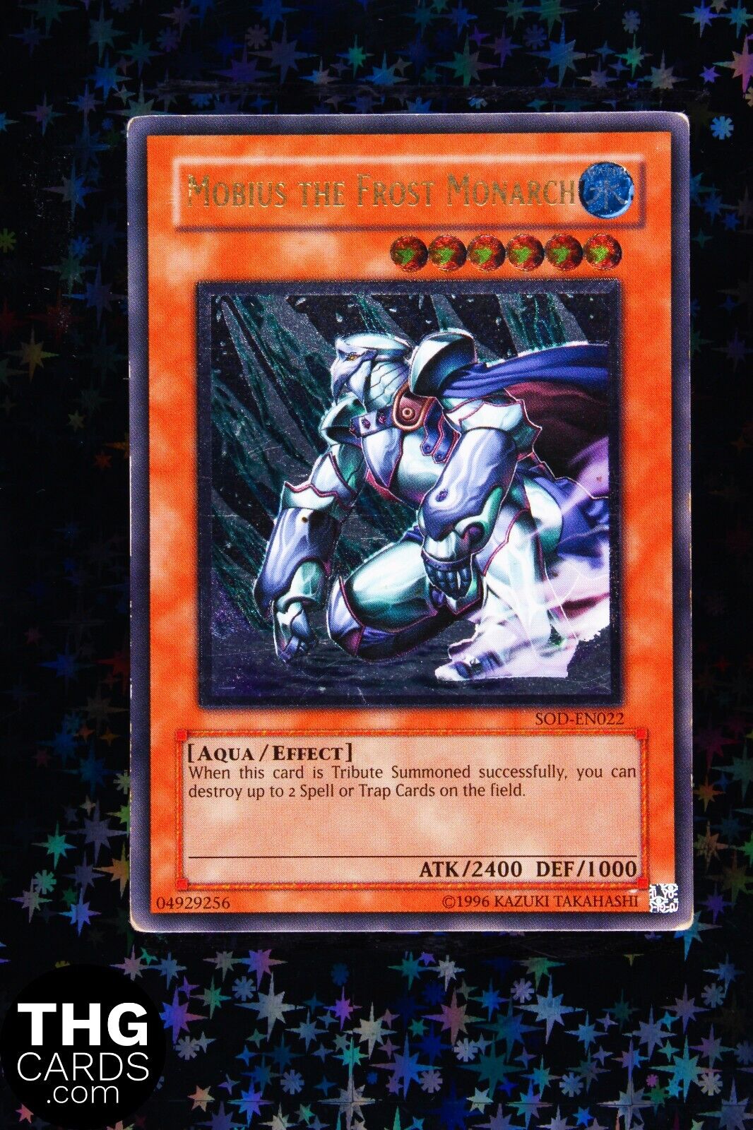 Mobius the Frost Monarch SOD-EN022 Ultimate Rare Yugioh Card