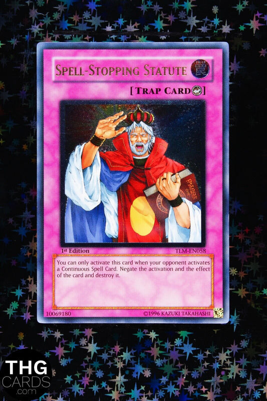 Spell Stopping Statute TLM-EN058 1st Edition Ultimate Rare Yugioh Card