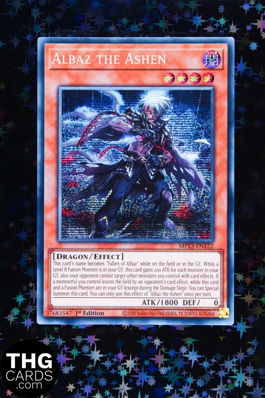 Albaz the Ashen MP23-EN122 1st Ed Secret Rare Yugioh Card