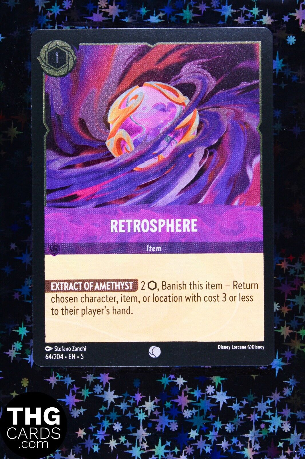 Retrosphere 64/204 Foil Common Lorcana Card EN 5