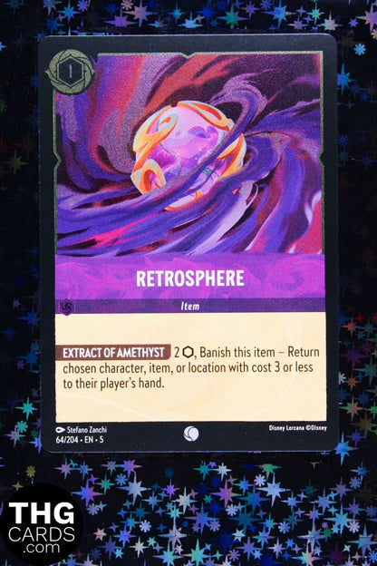 Retrosphere 64/204 Foil Common Lorcana Card EN 5