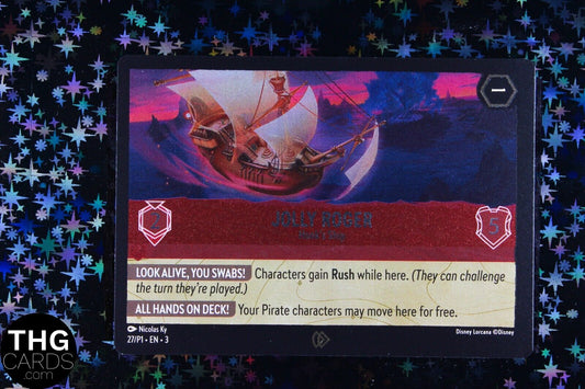 Jolly Roger, Hook's Ship 27/P1 Foil Promo Lorcana Card