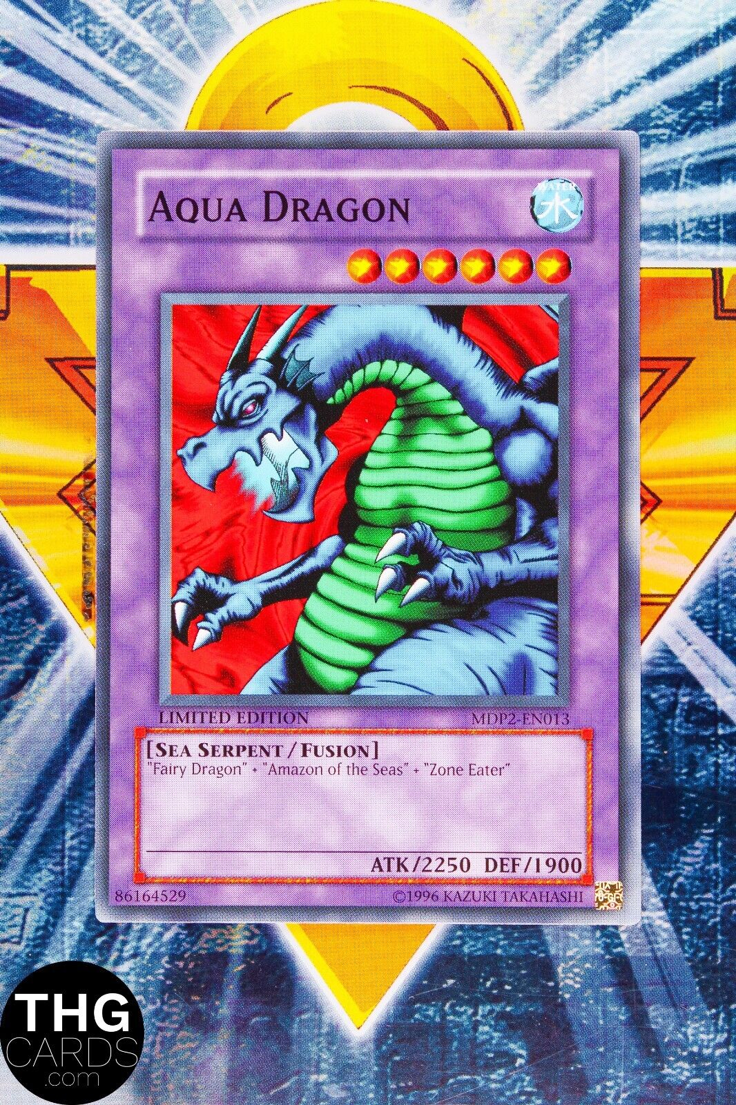 Aqua Dragon MDP2-EN013 Common Yugioh Card McDonalds Promo