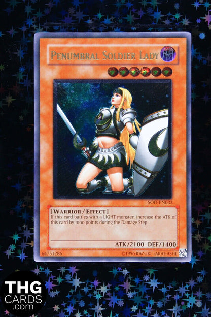 Penumbral Soldier Lady SOD-EN033 Ultimate Rare Yugioh Card