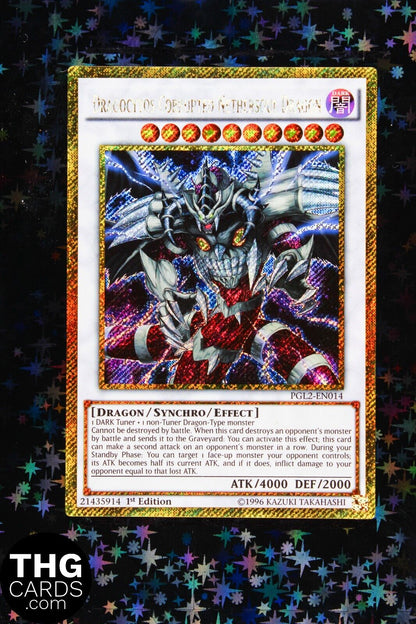 Dragocytos Corrupted Nethersoul Dragon PGL2-EN014 1st Ed Secret Rare Yugioh Card