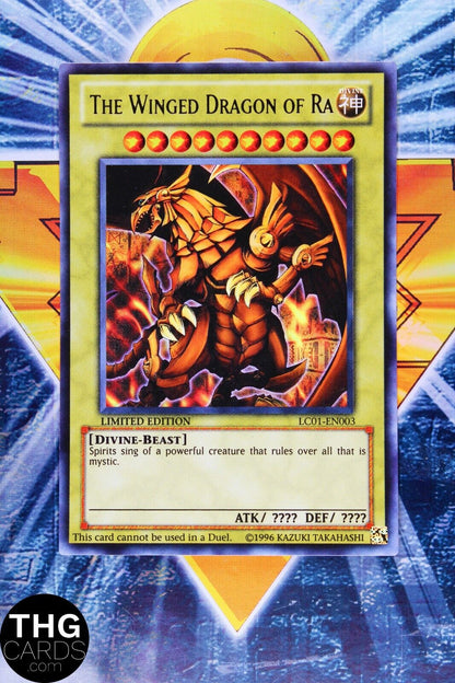 The Winged Dragon of Ra LC01-EN003 Ultra Rare 2010 Yugioh Card Limited Edition