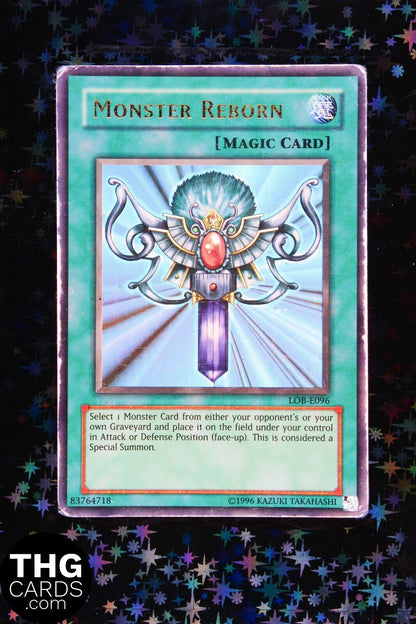 Monster Reborn LOB-E096 Ultra Rare Yugioh Card 2