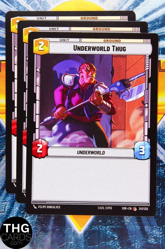 Underworld Thug 247/252 Common Star Wars Unlimited Card Playset