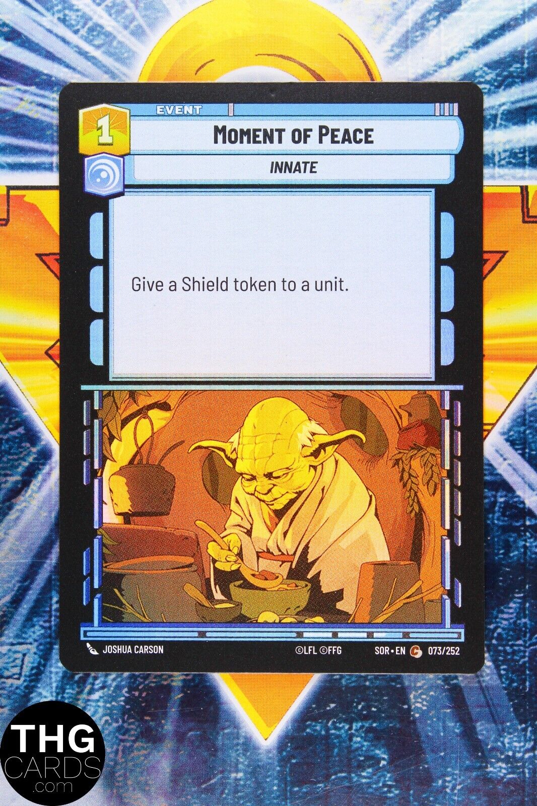 Moment of Peace 073/252 Common Foil Star Wars Unlimited Card