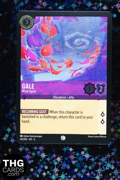 Gale, Wind Spirit 42/204 Foil Common Lorcana Card EN 5