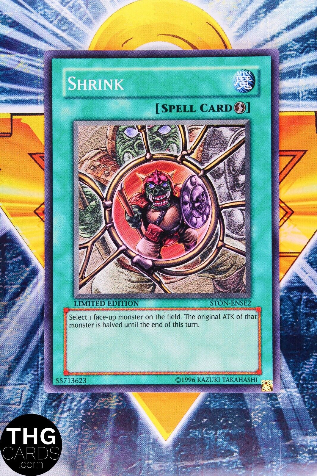 Shrink STON-ENSE2 Super Rare Yugioh Card