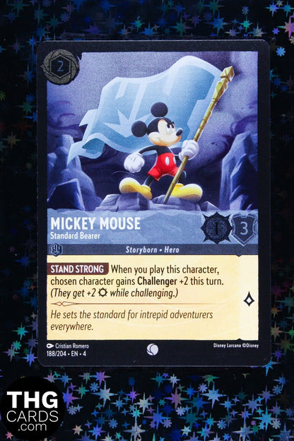 Mickey Mouse, Standard Bearer 188/204 Common Lorcana Card EN 4