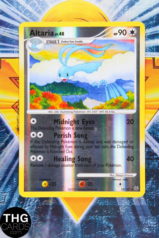 Altaria 18/127 Reverse Holo Rare Platinum Pokemon Card
