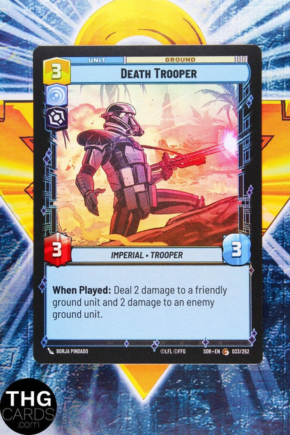 Death Trooper 033/252 Common Foil Star Wars Unlimited Card