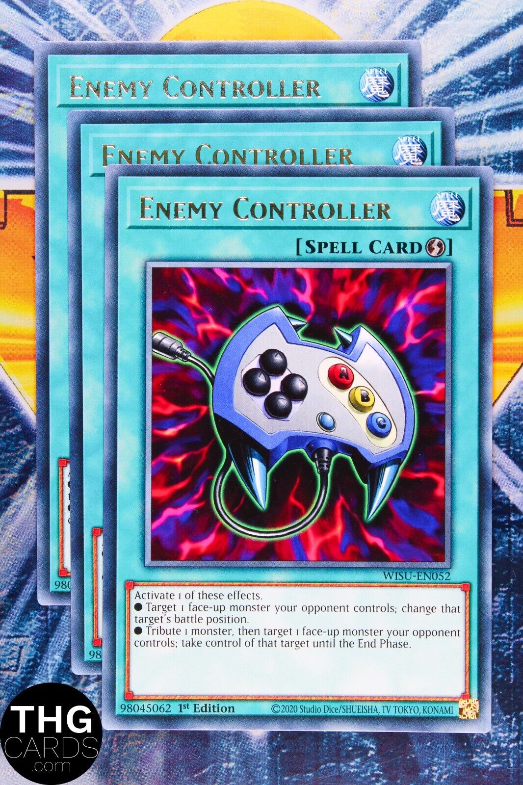 Enemy Controller WISU-EN052 1st Edition Rare Yugioh Card Playset