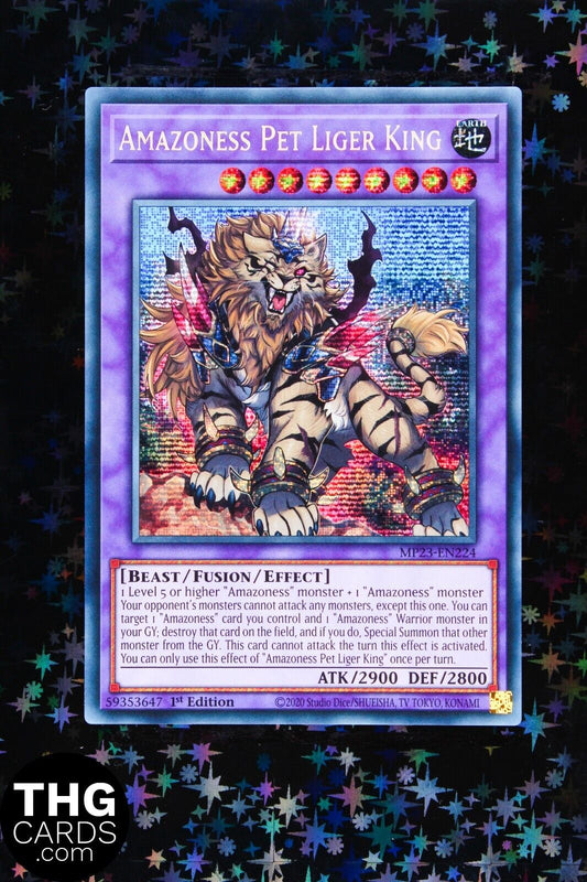 Amazoness Pet Liger King MP23-EN224 1st Edition Secret Rare Yugioh Card