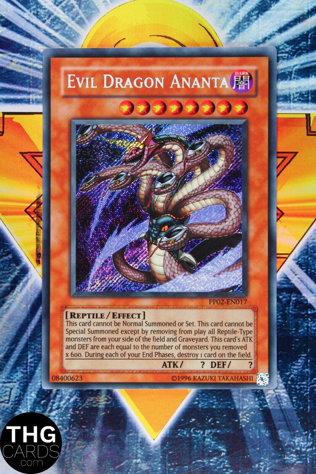 Evil Dragon Ananta PP02-EN017 Secret Rare Yugioh Card