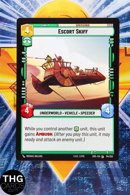 Escot Skiff 114/252 Common Star Wars Unlimited Card