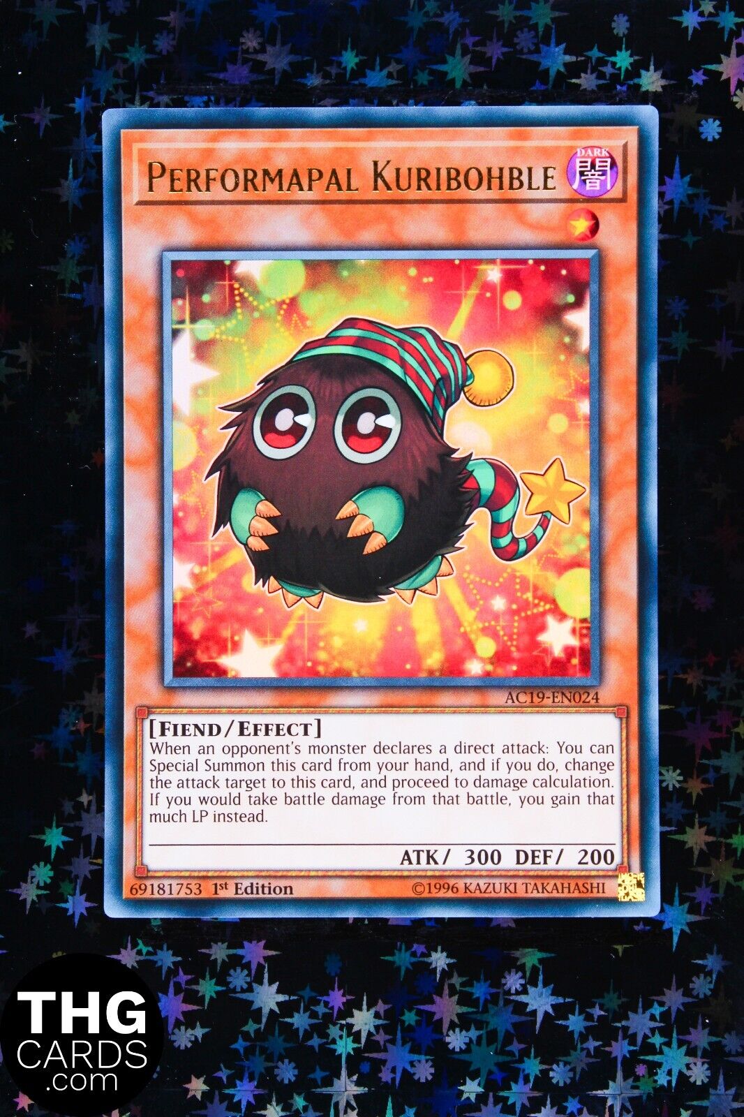 Perfomal Kuribohble AC19-EN024 1st Edition Ultra Rare Yugioh Card