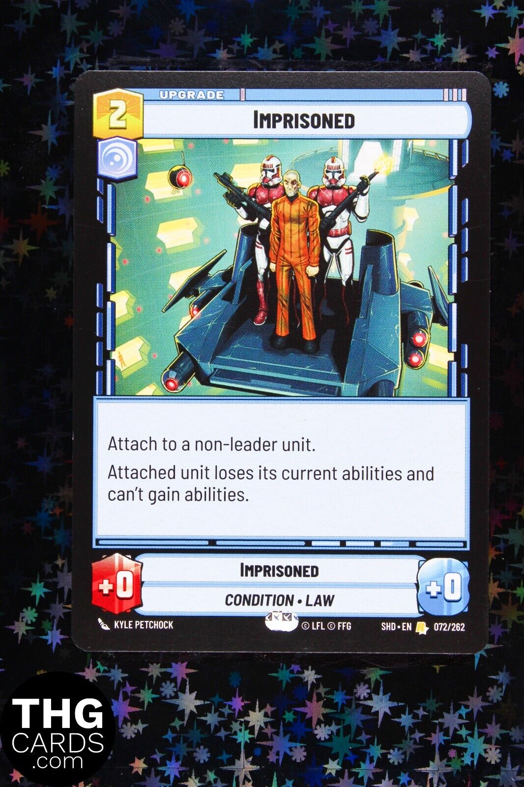 Imprisoned 072/262 Rare Star Wars Unlimited Card SHD