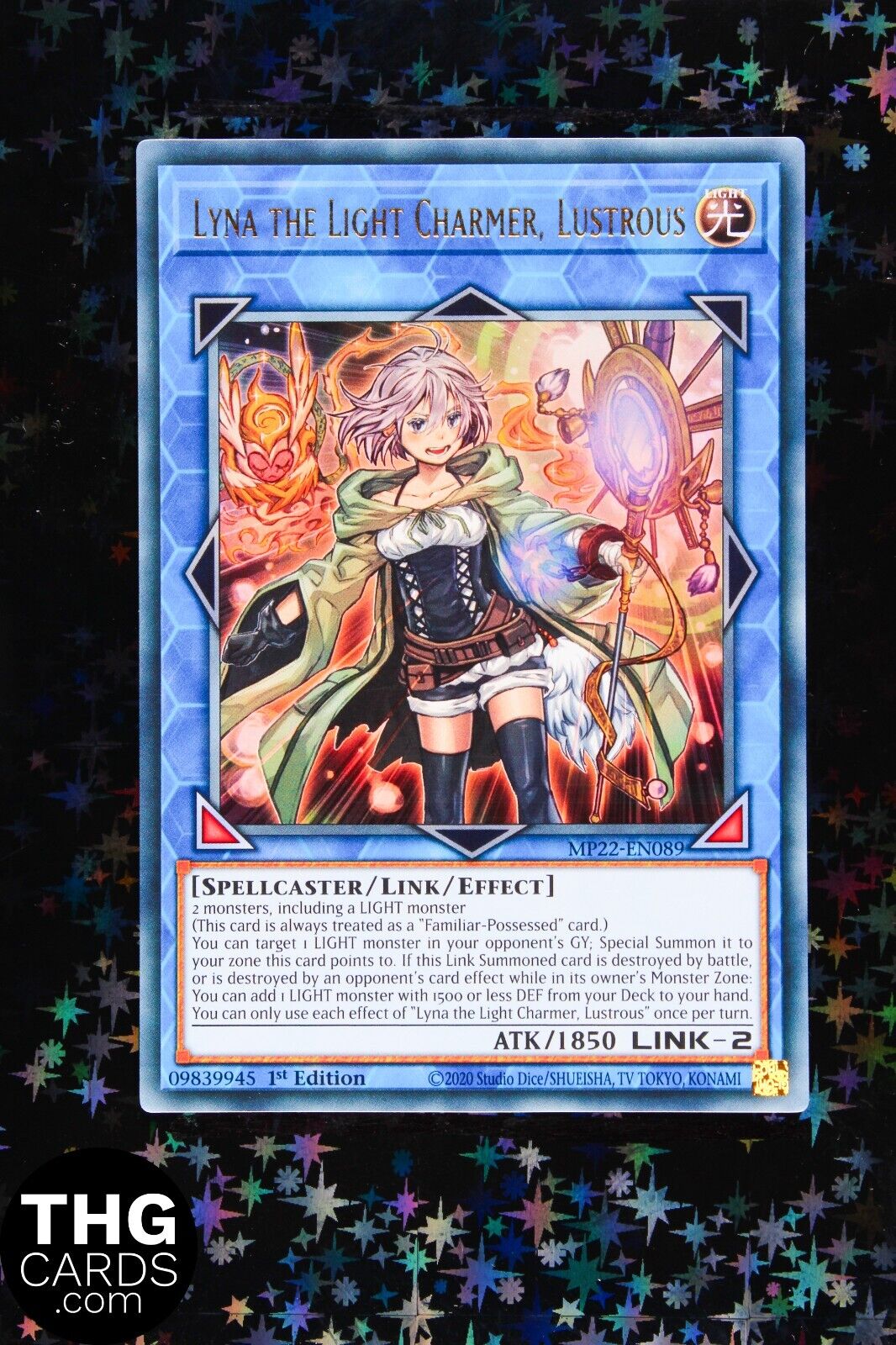 Lyna the Light Charmer, Lustrous MP22-EN089 1st Edition Ultra Rare Yugioh Card