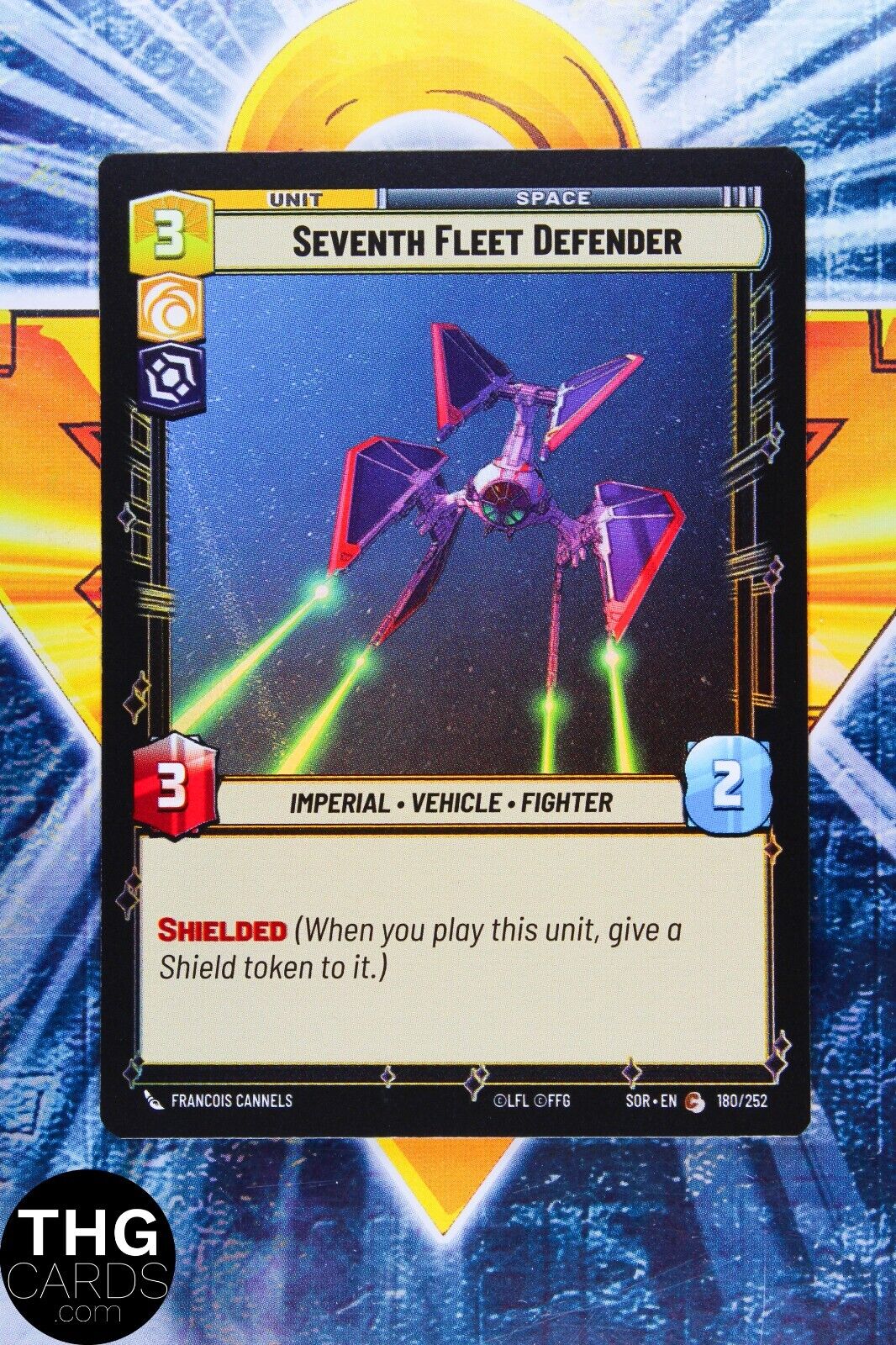 Seventh Fleet Defender 180/252 Common Foil Star Wars Unlimited Card