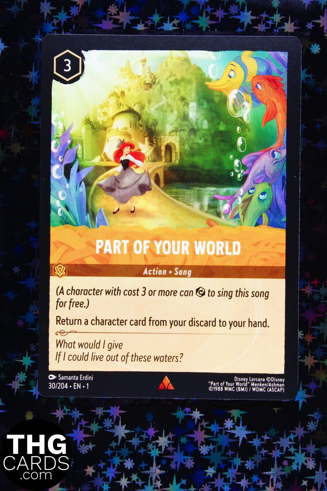 Part Of Your World 30/204 Rare Lorcana Card EN 1