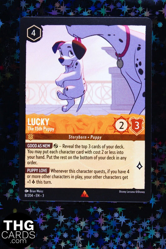 Lucky, The 15th Puppy 8/204 Rare Lorcana Card EN3