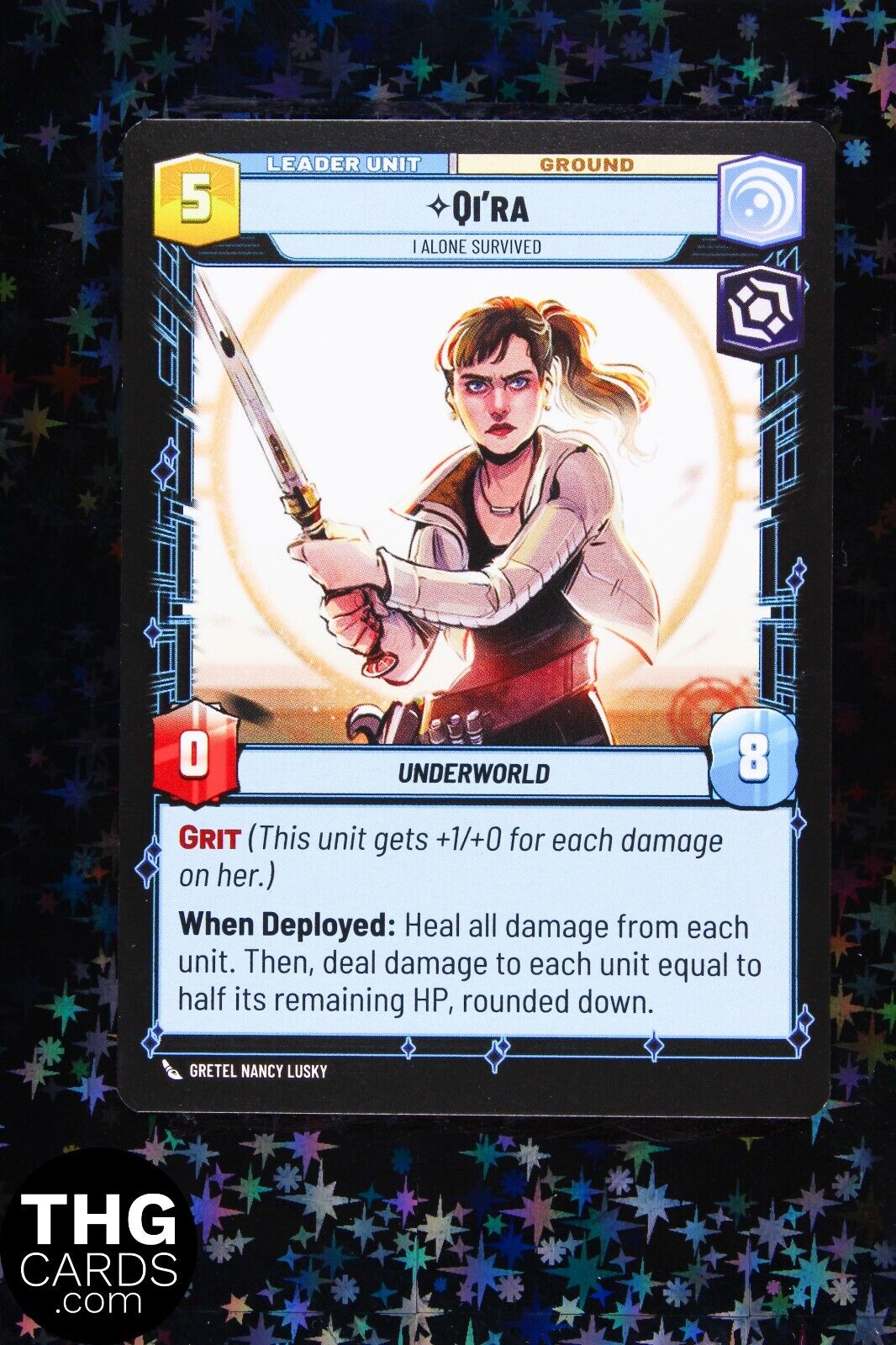 Qi'ra 002/262 Rare Star Wars Unlimited Card SHD